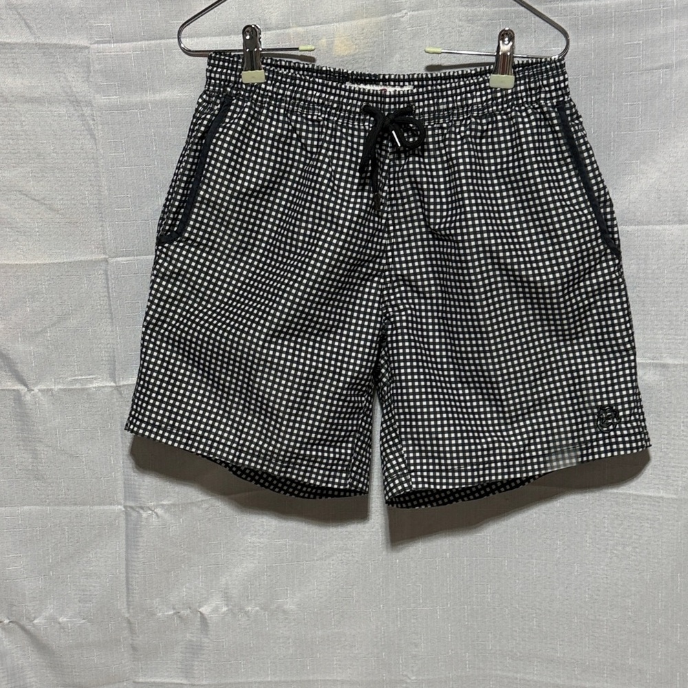 Mr Swim Checkered Swim Trunks